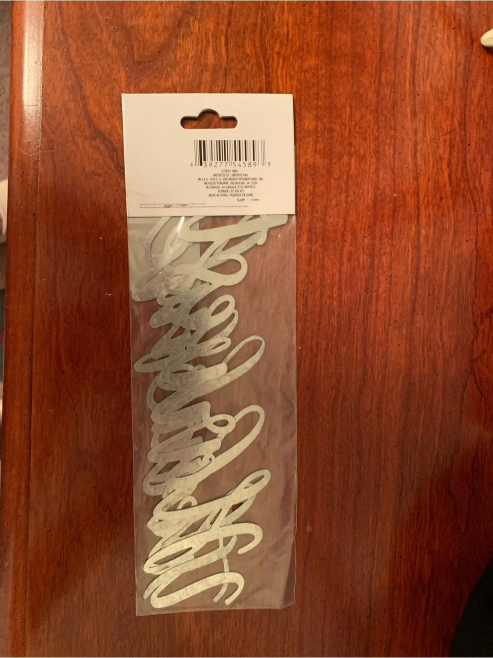 Metal Words “Thankful” 